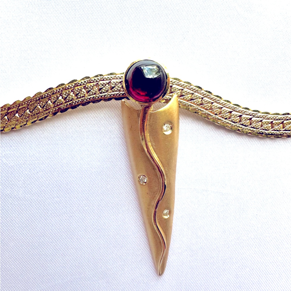 14k Gold Pendant with Ruby (SOLD)